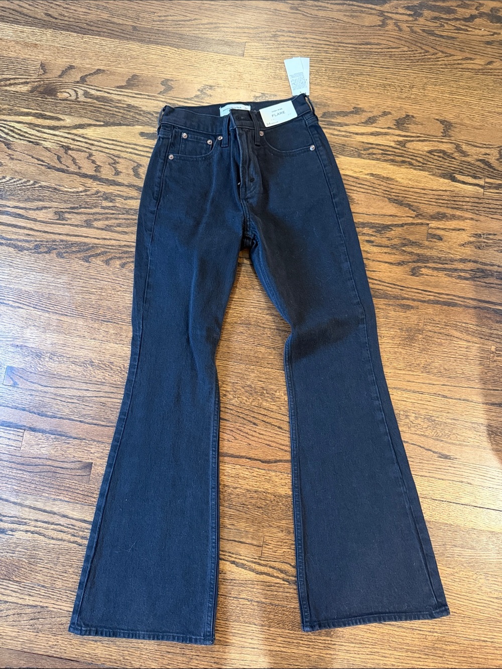 Abercrombie Black Flared Jeans
